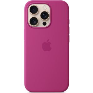 Apple iPhone 16 Pro Silicone Case with MagSafe - Fuchsia (MYYN3)