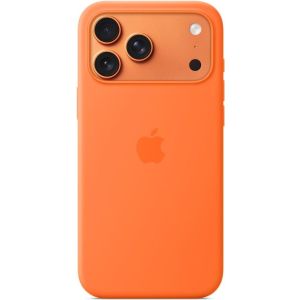 Apple iPhone 17 Pro Max Silicone Case with MagSafe – Orange (MGFL4)