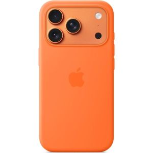 Apple iPhone 17 Pro Silicone Case with MagSafe – Orange (MGFE4)