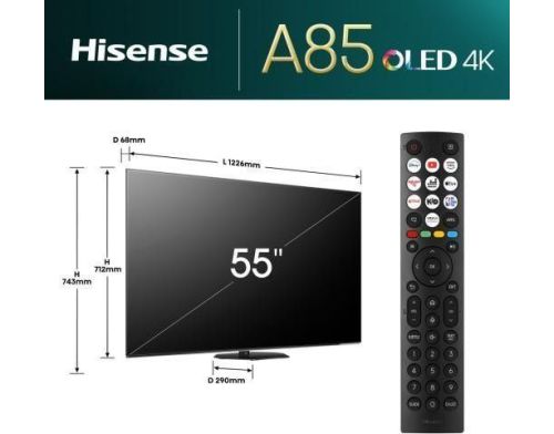 Телевізор Hisense 55A85N фото №3