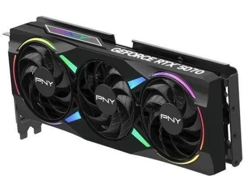 Видеокарта PNY GeForce RTX 5070 ARGB EPIC-X RGB Overclocked Triple Fan (VCG507012TFXXPB1-O) фото №3