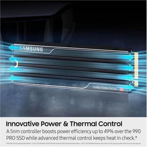SSD накопитель Samsung 9100 PRO 4 TB with Heatsink (MZ-VAP4T0CW) фото №2