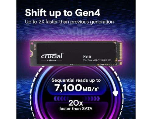 SSD накопитель Crucial P310 4 TB (CT4000P310SSD8) фото №2