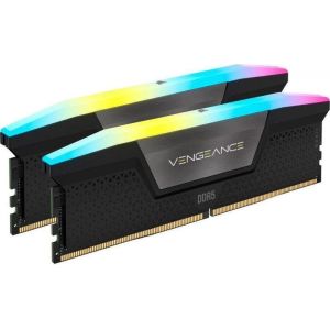 Оперативная память DDR5 32 Gb (6000 MHz) (Kit 16 Gb x 2) Corsair Vengeance RGB Black (CMH32GX5M2D6000C36)