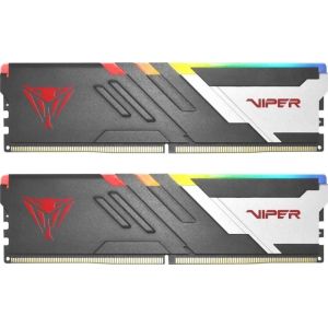 Оперативная память DDR5 32 Gb (6000 MHz) (Kit 16 Gb x 2) Patriot Vіper Venom RGB (PVVR532G600C30K)