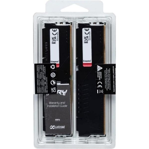 Оперативная память Kingston FURY 64 GB (2x32GB) DDR5 6000 MHz Beast Black EXPO (KF560C36BBEK2-64) фото №3