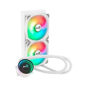 Система водяного охлаждения AeroCool Oasis L240 White (ACLA-OA24117.21)
