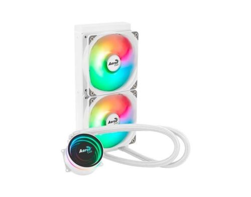Система водяного охлаждения AeroCool Oasis L240 White (ACLA-OA24117.21) фото №2