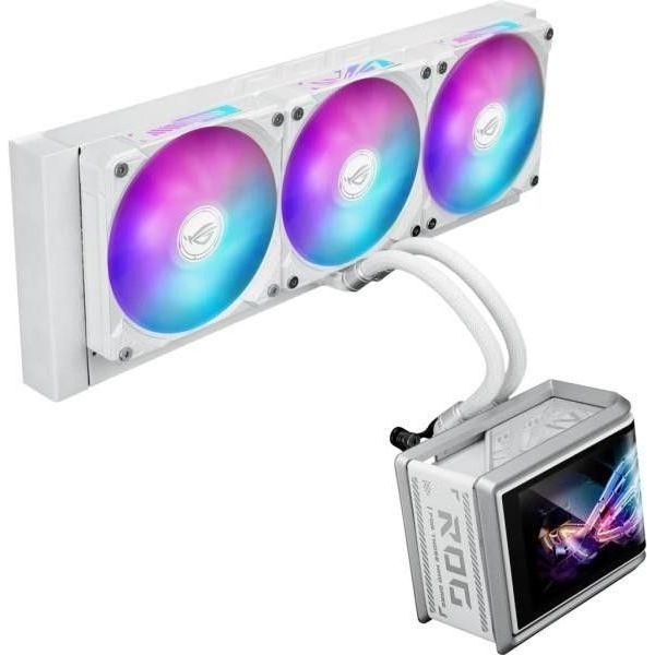 Водяное охлаждение ASUS ROG Ryuo IV SLC 360 ARGB White Edition (90RC0152-B0EAY0) фото №3