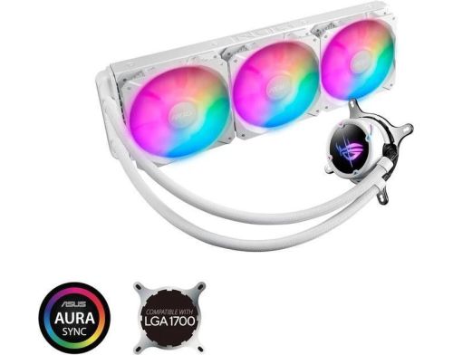 Охлаждение ASUS ROG Strix LC II 360 ARGB White Edition (90RC00F2-M0UAY0) фото №2