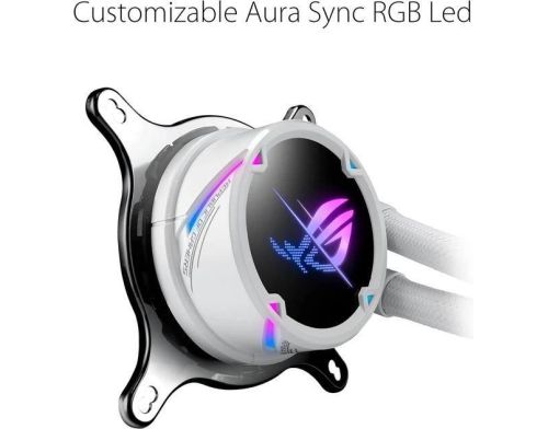 Охлаждение ASUS ROG Strix LC II 360 ARGB White Edition (90RC00F2-M0UAY0) фото №3