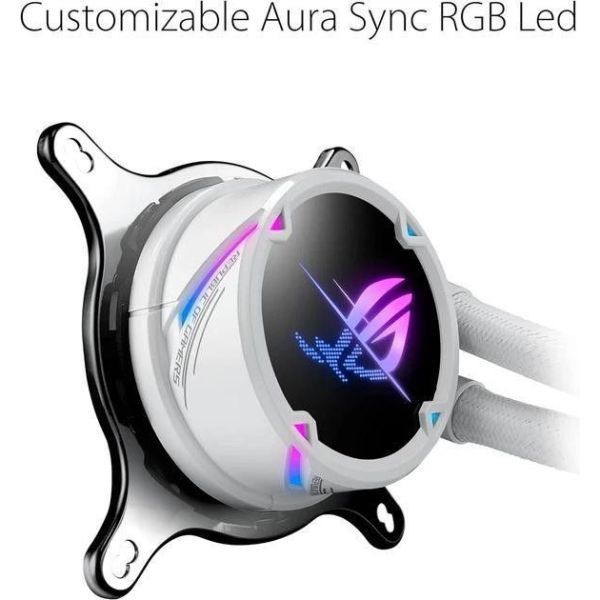 Охлаждение ASUS ROG Strix LC II 360 ARGB White Edition (90RC00F2-M0UAY0) фото №3