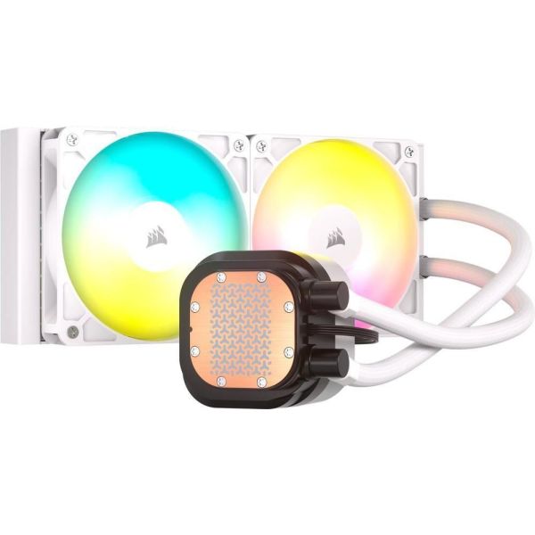 Система водяного охлаждения Corsair Nautilus 240 ARGB White (CW-9060094-WW) фото №3