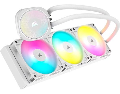 Система водяного охлаждения Corsair Nautilus 360 RS ARGB White (CW-9060095-WW) фото №2