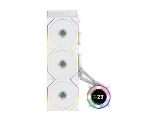 Система водяного охлаждения Lian Li HydroShift II LCD-C 360 Fanless White (G89.GHS2LCD36W.00) фото №2