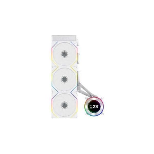 Система водяного охлаждения Lian Li HydroShift II LCD-C 360 Fanless White (G89.GHS2LCD36W.00) фото №2