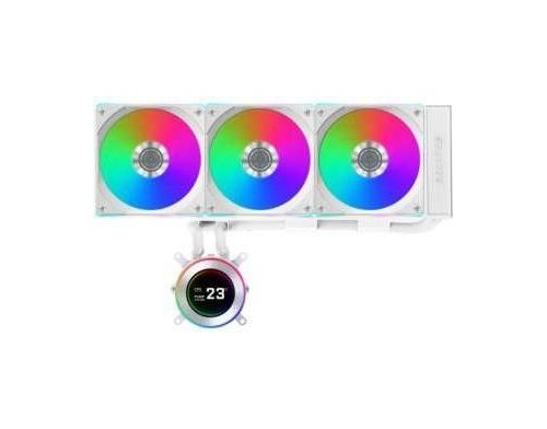 Система водяного охлаждения Lian Li HydroShift II LCD-C 360 Fanless White (G89.GHS2LCD36W.00) фото №3