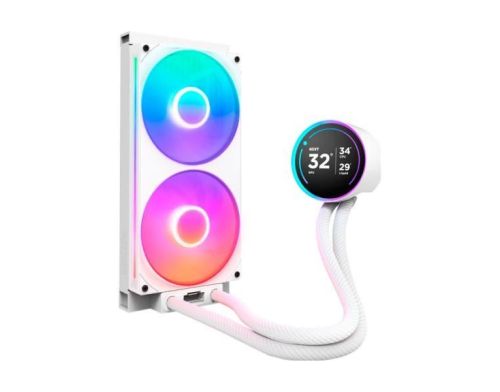 Система водяного охлаждения NZXT Kraken Elite RGB 240mm AIO White (RL-KR24E-W2) фото №2