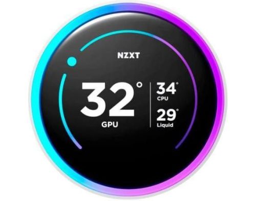 Водяное охлаждение NZXT Kraken Elite 280 RGB White (RL-KR28E-W2) фото №3