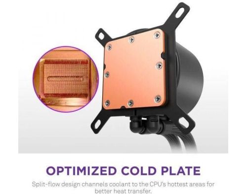Система водяного охлаждения NZXT Kraken Plus V2 360mm AIO liquid cooler w/Displ (RL-KN360-B2) фото №2