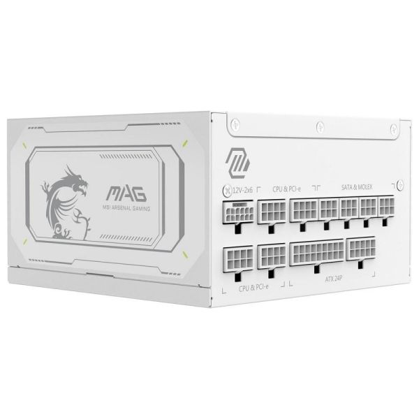 Блок питания MSI MAG A1000GL PCIE5 White 1000W фото №2