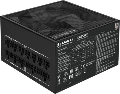Блок питания 1200W Lian Li SX1200P Black (G9P.SX1200P.B000.EU) фото №3