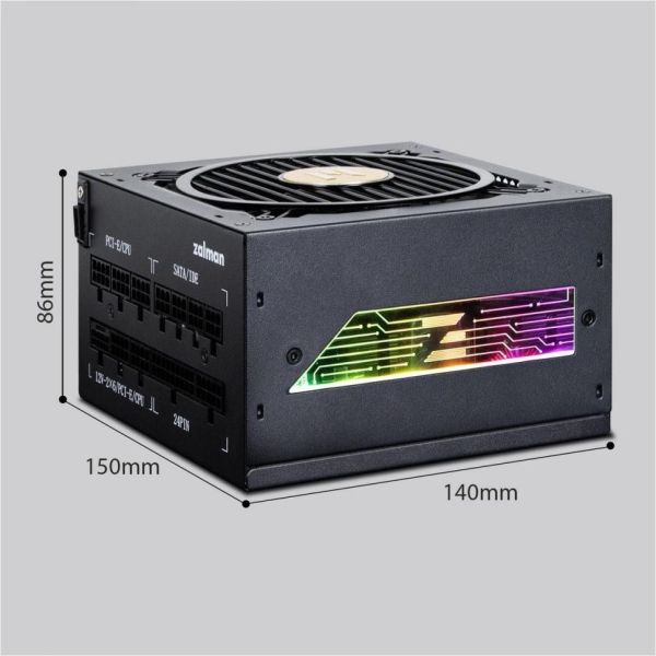 Блок питания 850W Zalman Teramax 2 View (ZM850-TMX2VIE) фото №3