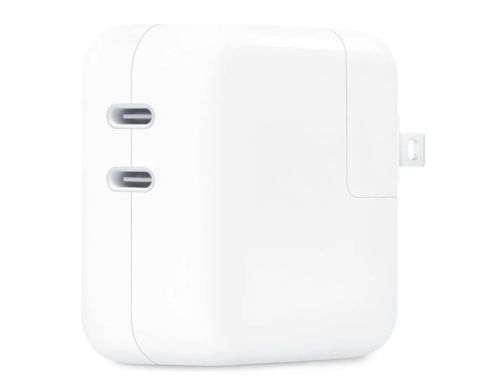 Apple 35W Dual USB-C Port Power Adapter (MNWP3) фото №2