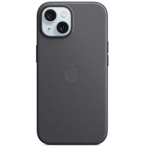 Чохол для смартфона Apple iPhone 15 FineWoven Case with MagSafe - Black (MT393)