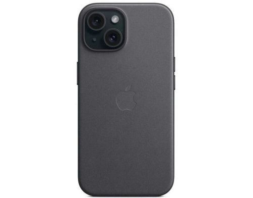 Чохол для смартфона Apple iPhone 15 FineWoven Case with MagSafe - Black (MT393) фото №2