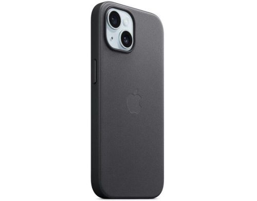 Чохол для смартфона Apple iPhone 15 FineWoven Case with MagSafe - Black (MT393) фото №3