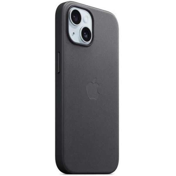 Чохол для смартфона Apple iPhone 15 FineWoven Case with MagSafe - Black (MT393) фото №3