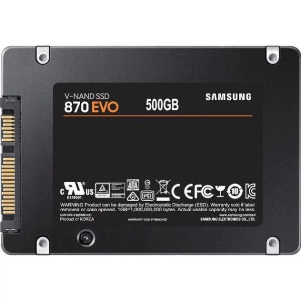 SSD накопитель Samsung 870 EVO 500 GB (MZ-77E500B) фото №3