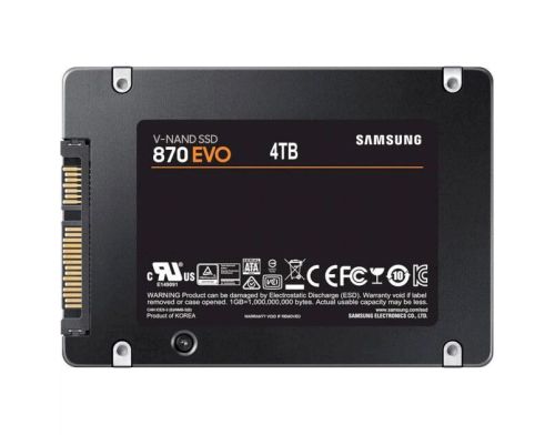 SSD накопичувач Samsung 870 EVO 4TB (MZ-77E4T0BW) фото №3