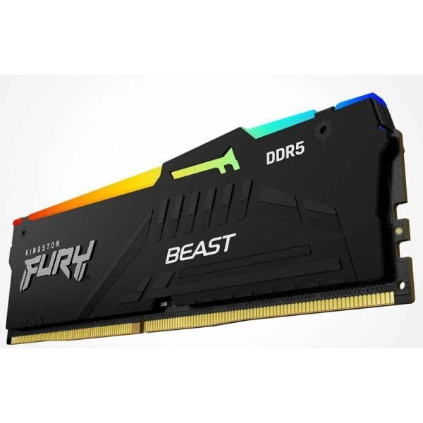 Оперативная память DDR5 16 Gb (5600 MHz) Kingston Fury Beast EXPO Black (KF556C36BBE-16) фото №3