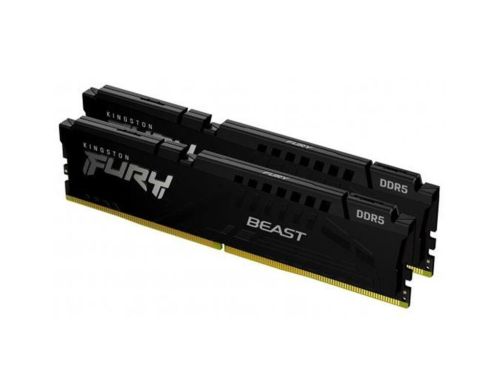 Оперативная память Kingston Fury (ex.HyperX) DDR5 32GB (2x16GB) 5600 MHz Beast Black (KF556C40BBK2- фото №2