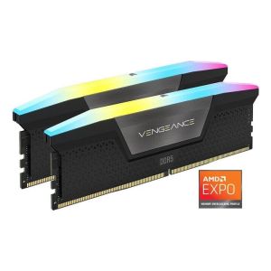 Оперативная память Corsair 32 GB (2x16GB) DDR5 6000 MHz Vengeance RGB AMD EXPO (CMH32GX5M2E6000Z36)