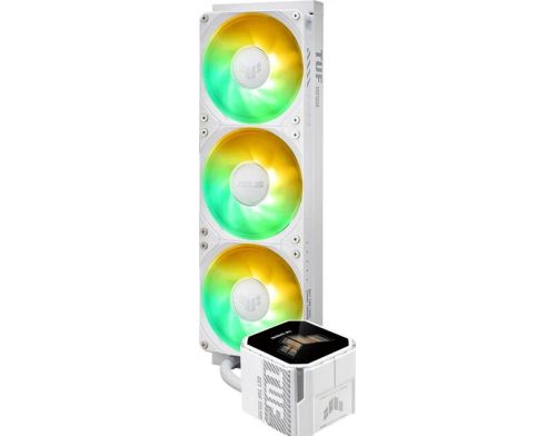 Система водяного охлаждения ASUS TUF Gaming LC III 360 ARGB LCD White (90RC01A2-B0EAY0) фото №2