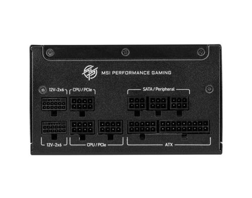 Блок питания 1000W MSI MPG A1000GS PCIE5 фото №2