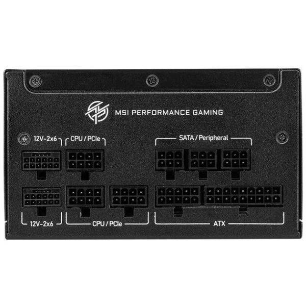 Блок питания 1000W MSI MPG A1000GS PCIE5 фото №2
