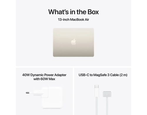 Ноутбук Apple MacBook Air M5 Chip 13 16/512GB Starlight (MDHA4) фото №2