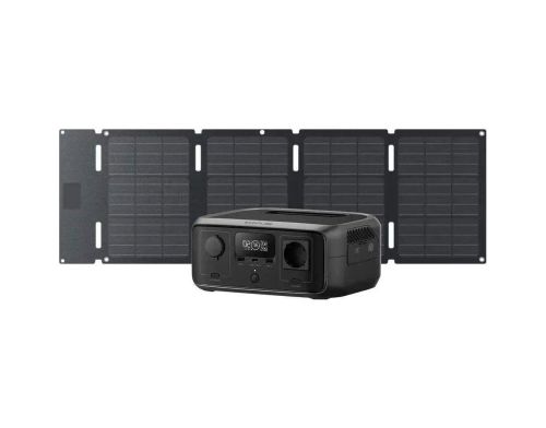 Зарядная станция EcoFlow RIVER 3 UPS with Solar Panel 45w (EF-PR705-UPS-B-45W-EU) фото №2