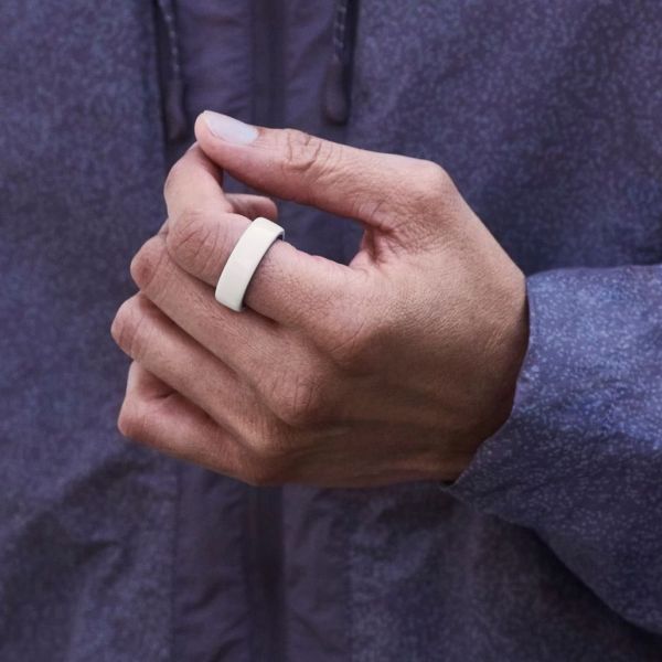 Смарт-кільце Oura Ring 4 Ceramic Cloud Size 9 (JZ90-57460-09) фото №3