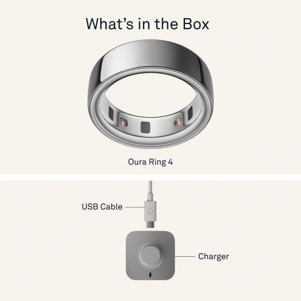 Смарт-кольцо Oura Ring 4 Ceramic Tide Size 9 (JZ90-57461-09) фото №2