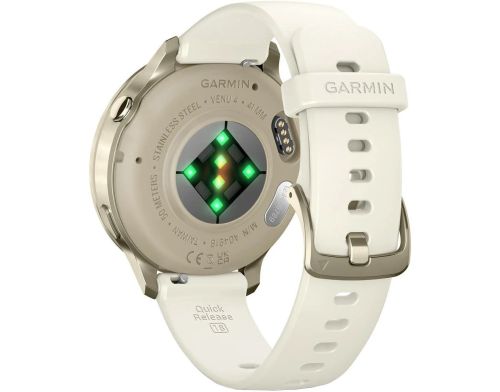 Смарт-часы Garmin Venu 4 41 mm Lunar Gold with Bone Silicone Band (010-03013-00) фото №2