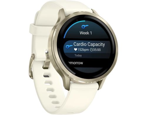 Смарт-часы Garmin Venu 4 41 mm Lunar Gold with Bone Silicone Band (010-03013-00) фото №3