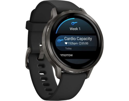 Смарт-часы Garmin Venu 4 41 mm Slate with Black Silicone Band (010-03013-02) фото №3