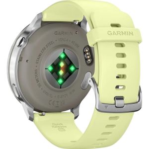 Garmin Venu 4 45 mm Silver with Citron Silicone Band (010-03014-02)