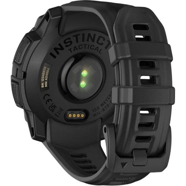 Смарт-часы Garmin Instinct 3 45mm Solar Tactical Edition Black with Black Band (010-02934-50/90) фото №2