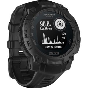 Смарт-часы Garmin Instinct 3 45mm Solar Tactical Edition Black with Black Band (010-02934-50/90)